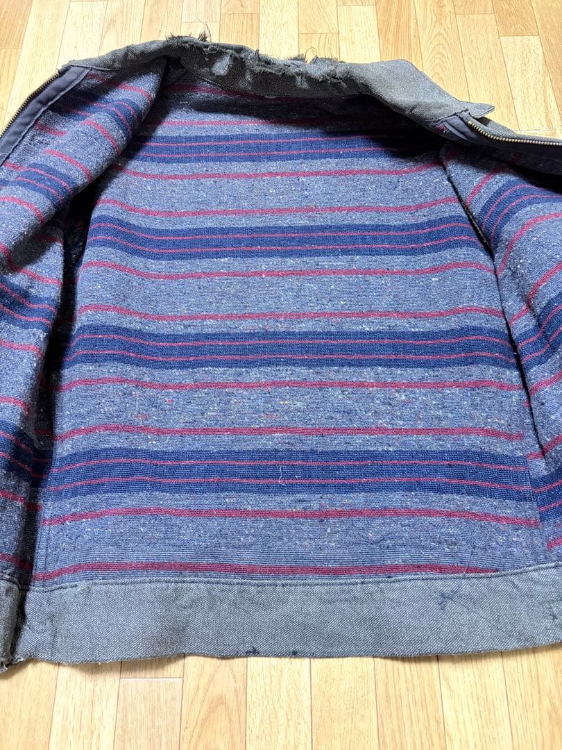 50s 60s 91-b型 ブラックシャンブレー ジャケット ヴィンテージ 古着