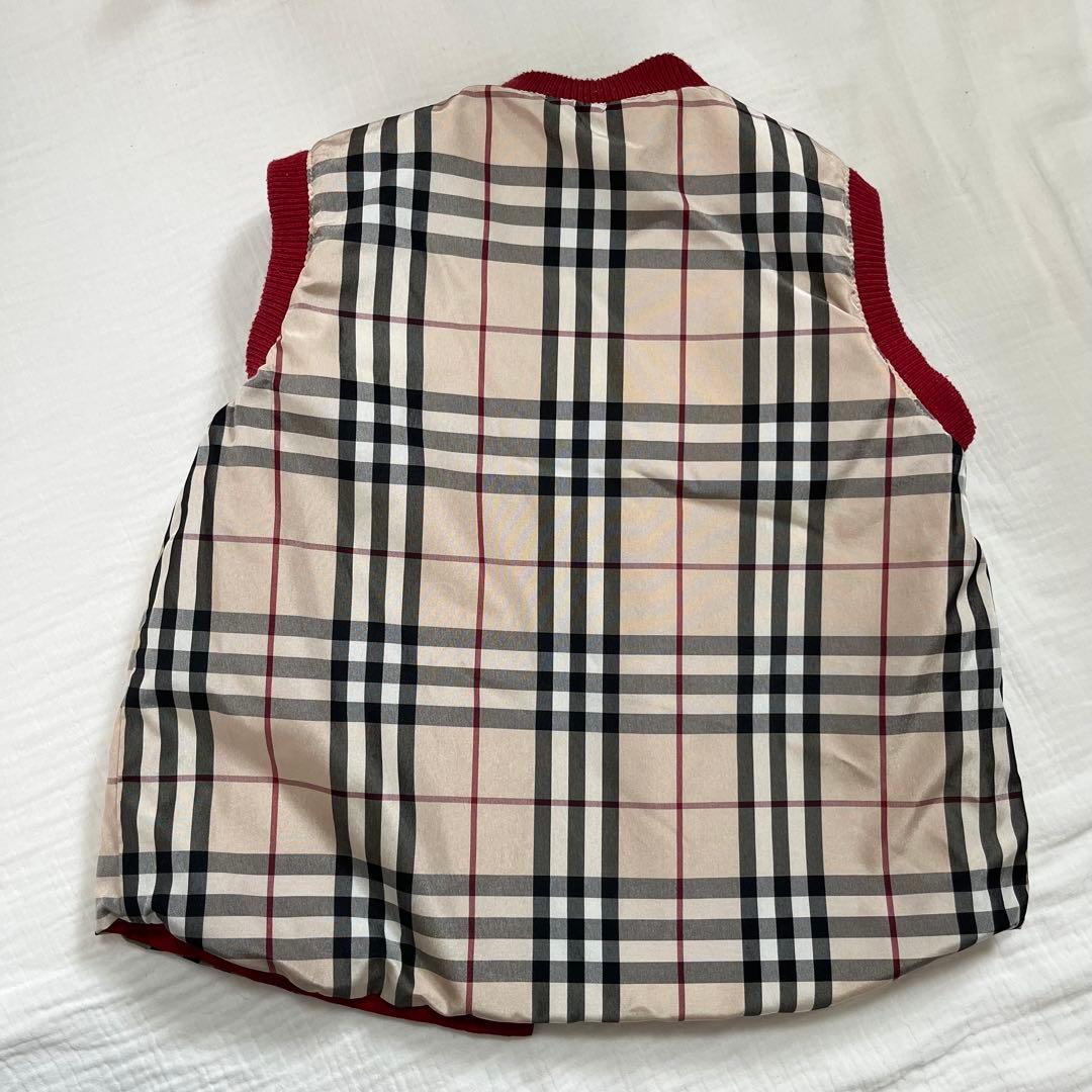 キッズ　子供服　ダウンベスト　バーバリー　BURBERRY ノバチェック