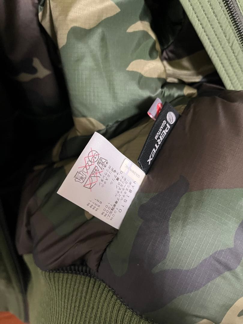 THE NORTH FACE ノースフェイス MA-1 迷彩カーキ