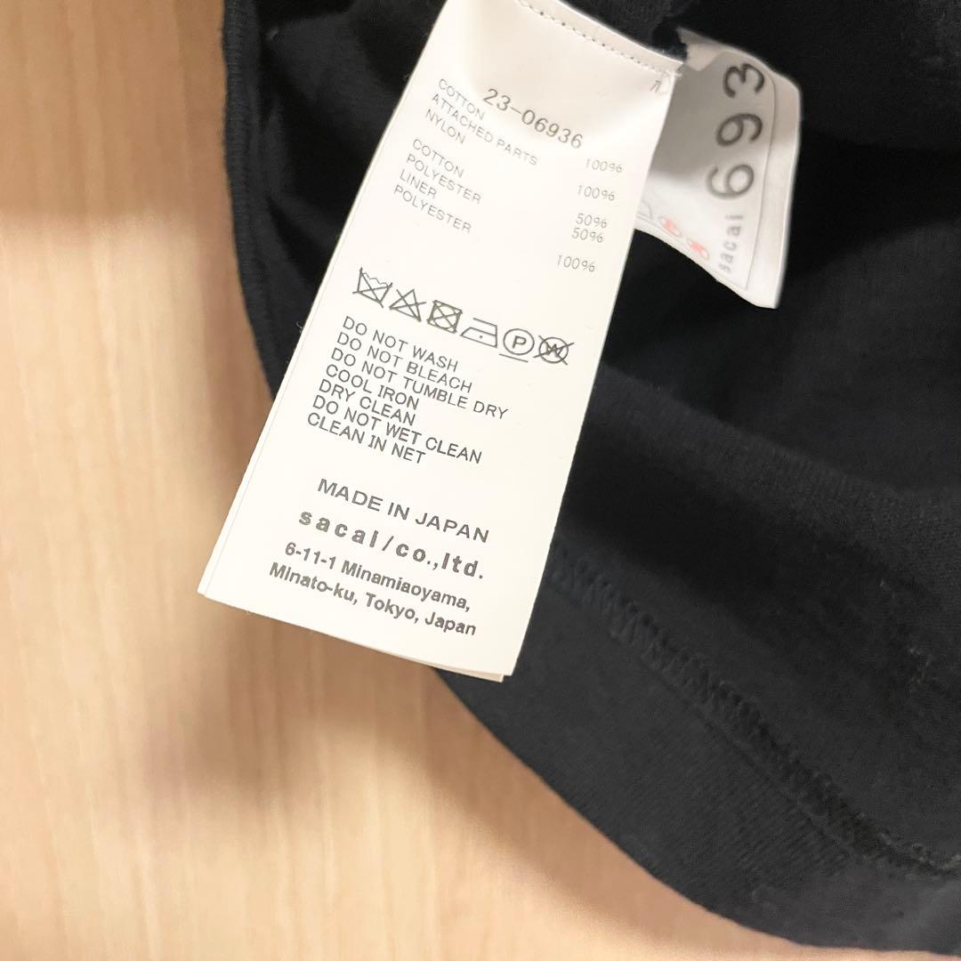 【極美品】サカイ sacai Tシャツ トップス カットソー 黒 カーキ