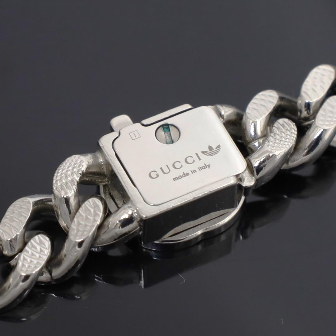けんじ‼️ グッチ×アディダス トレフォイル ゴルメットチェーン ネックレス