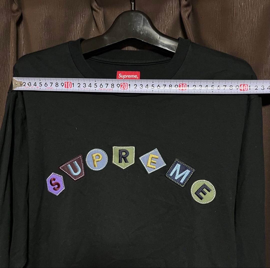 いこまる！Supreme ブラック ロングTシャツ