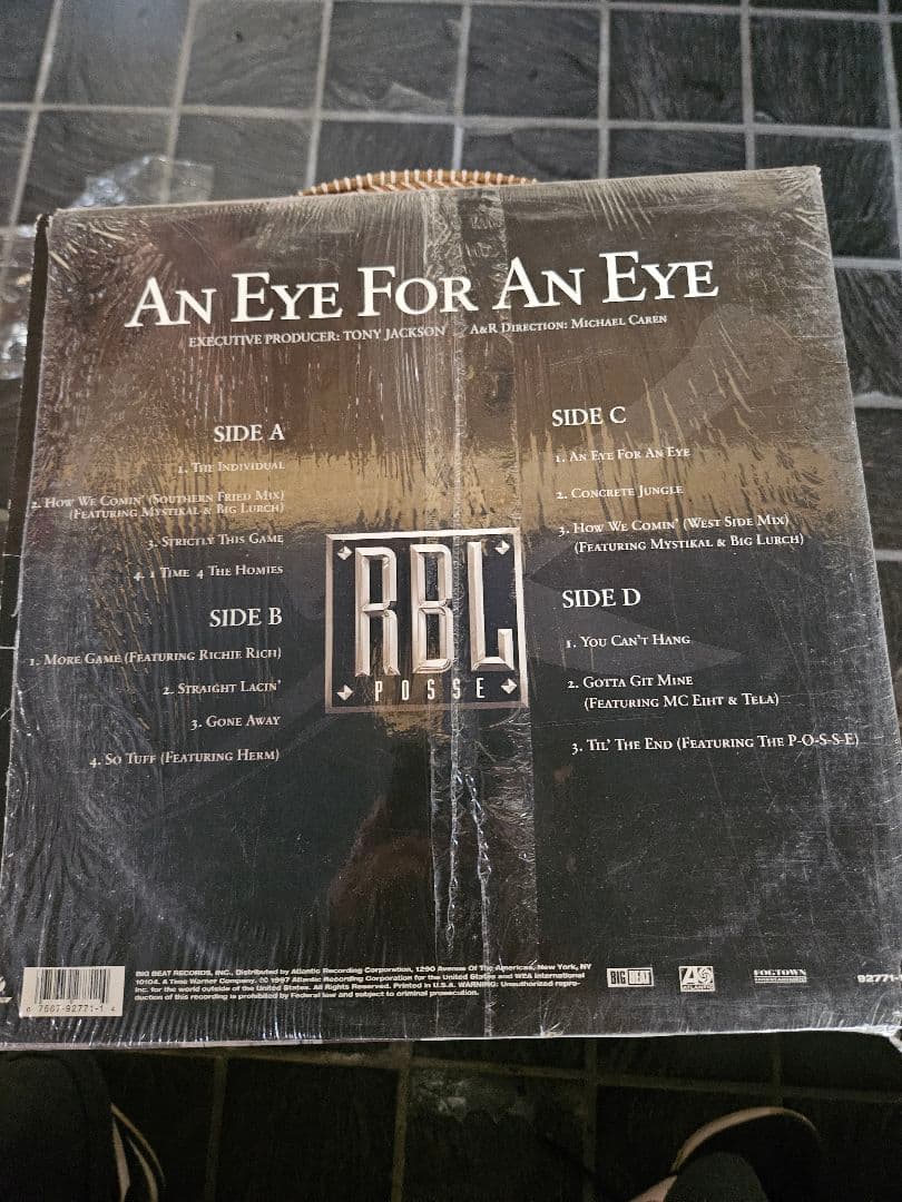 洋楽 RBL Posse An Eye For An Eye 2lp