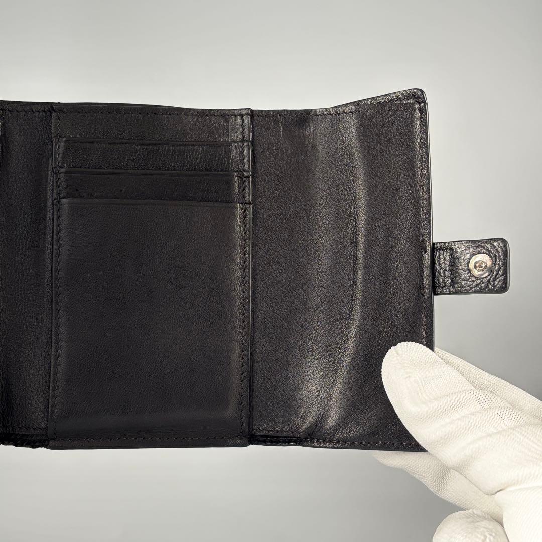 美品✨️LOEWE ロエベ 三つ折り財布 バーティカルウォレット 財布