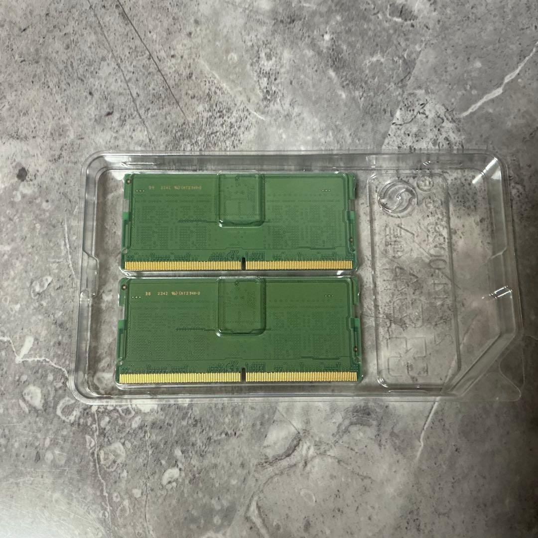 ほぼ未使用 Samsung DDR5 SODIMM 16GB PC5