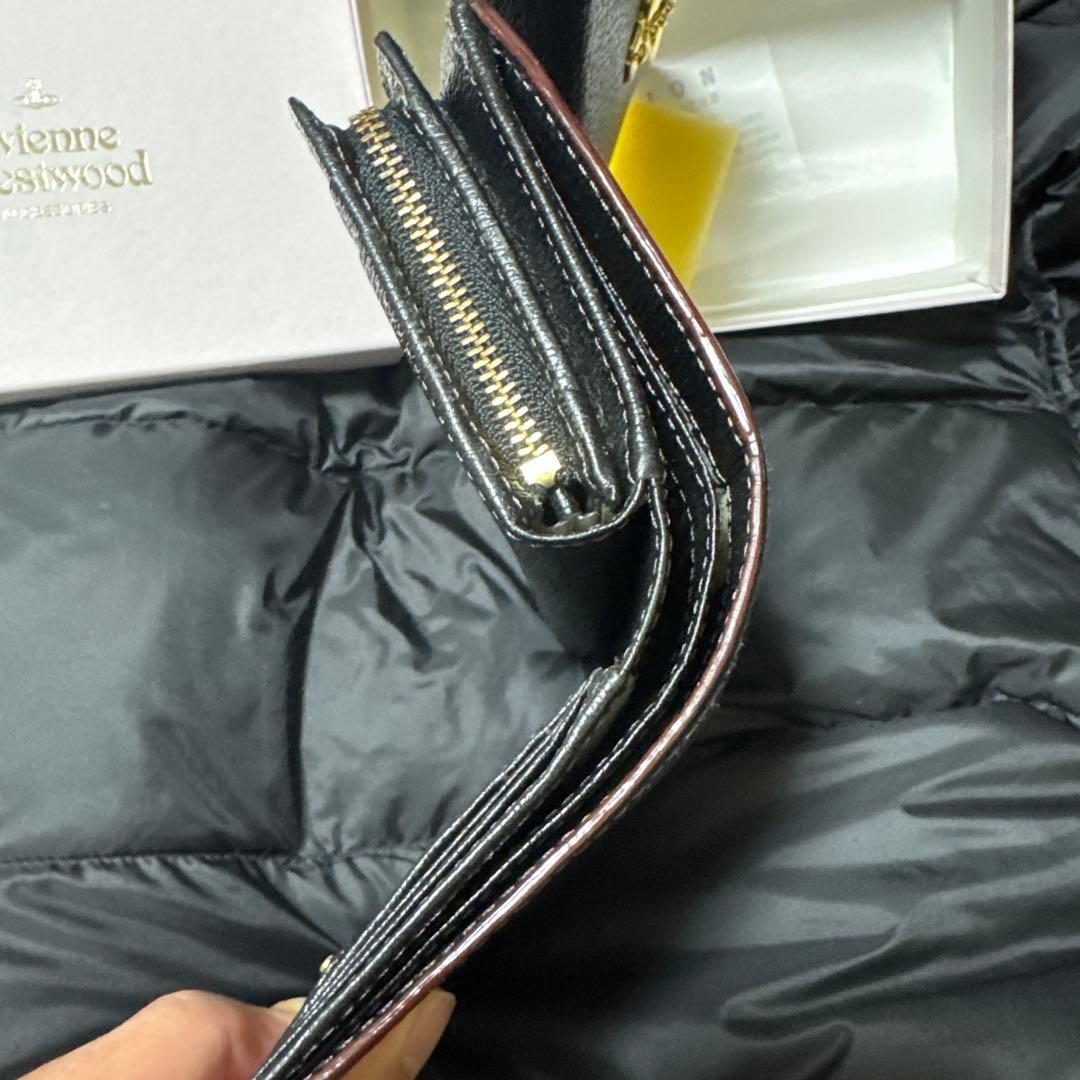 Vivienne Westwood 黒 三つ折り財布 【箱あり】