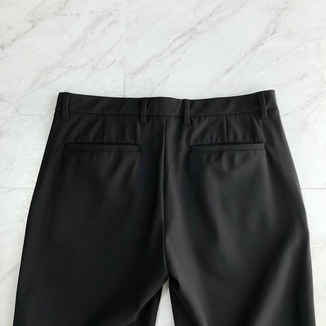 【極美品 近年モデル】セオリー セットアップ クリントン ポンチ素材 ブラック