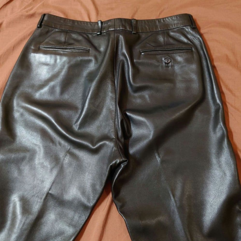 グッチ GUCCI レザーパンツ トムフォード最終期