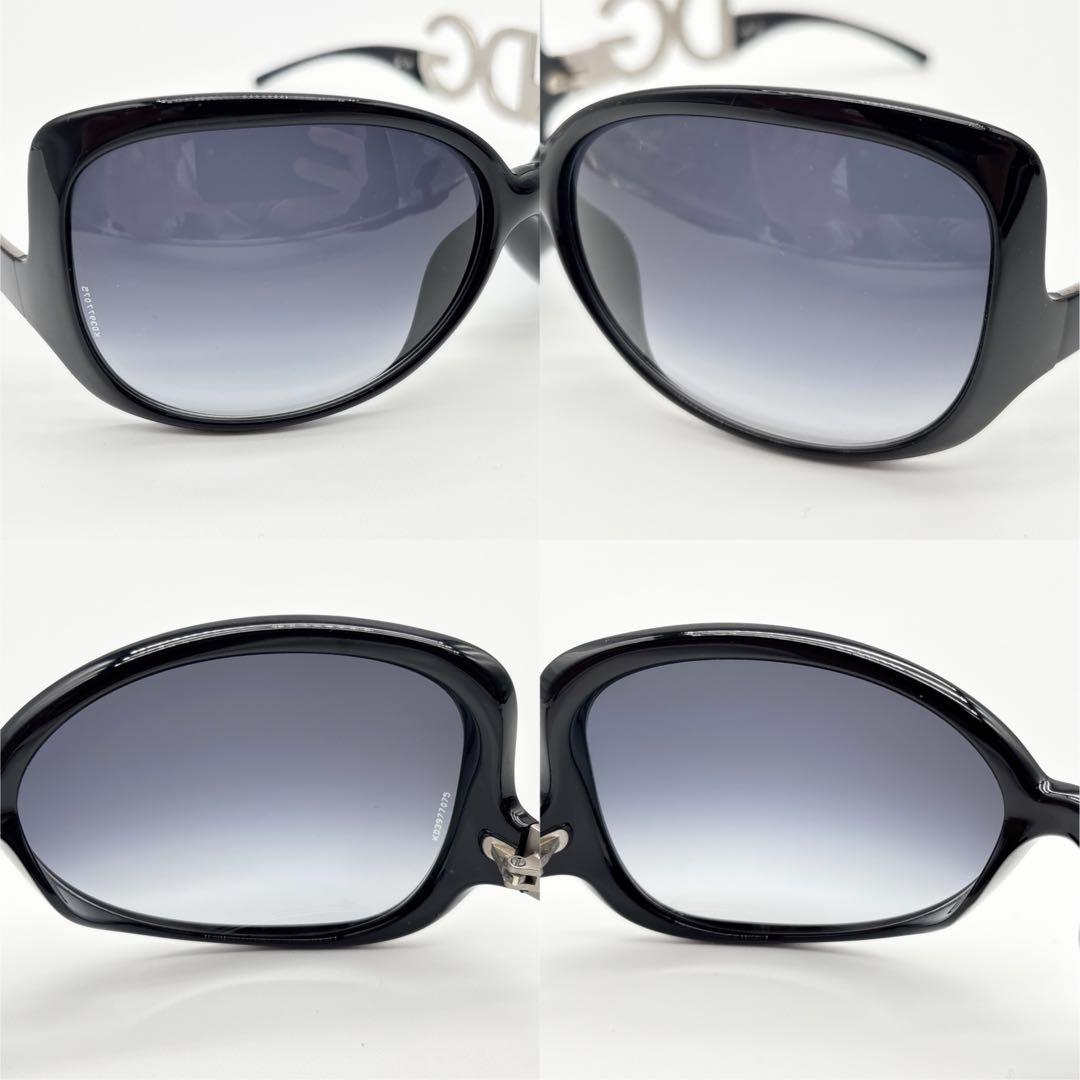 【美品】D&G ドルガバ サングラス レディース ビジュー ロゴ ラインストーン