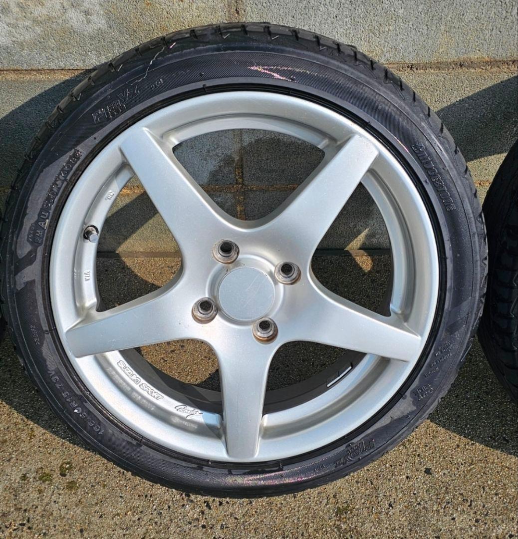 希少？スズキスポーツ 5j +45 PCD100 15インチ 4本