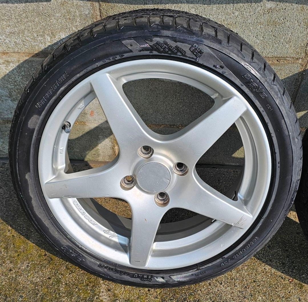 希少？スズキスポーツ 5j +45 PCD100 15インチ 4本