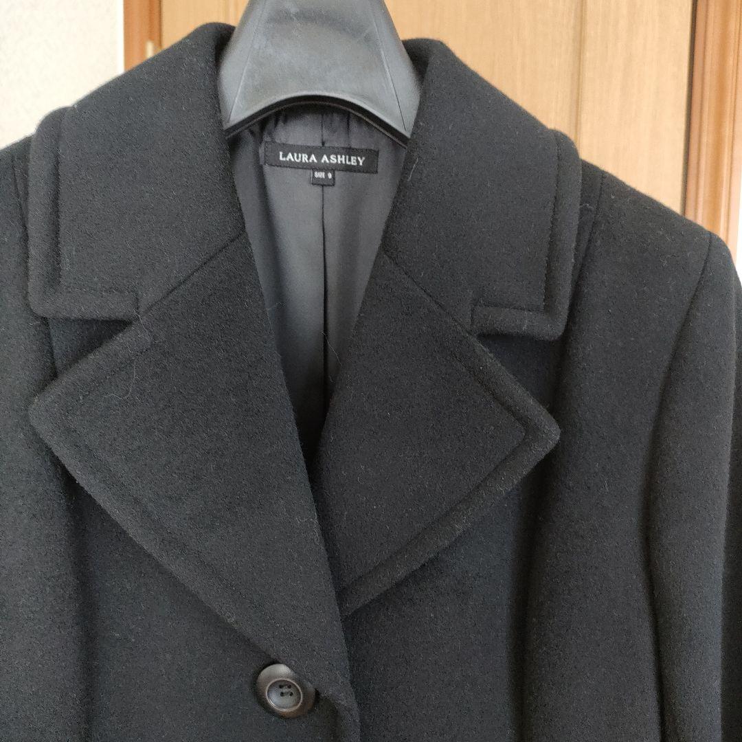 LAURA ASHLEY 黒 ロングコート