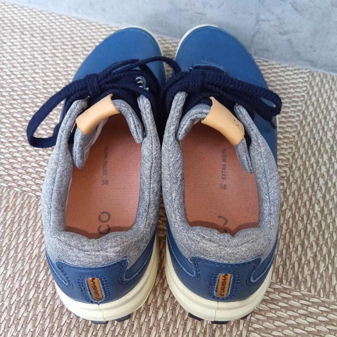 ecco エコー GORE-TEX ゴルフシューズ 24cmブルー