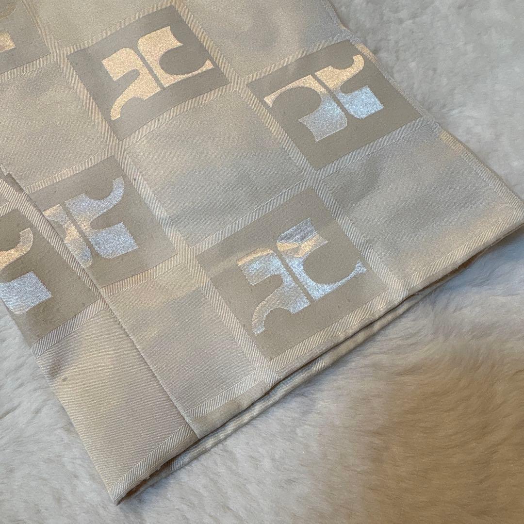 courrèges クレージュ ロゴパターン スプリングコート