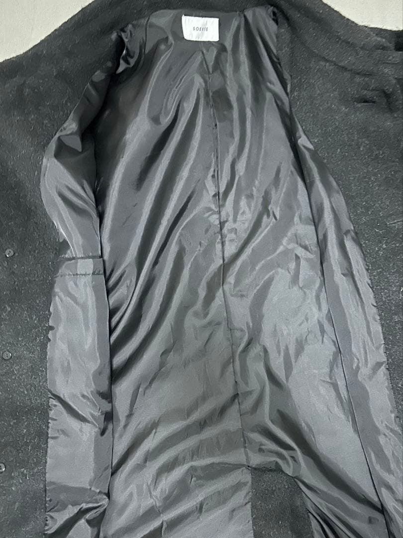 【完売品】soerte WOOL OVER COAT/ウールコート