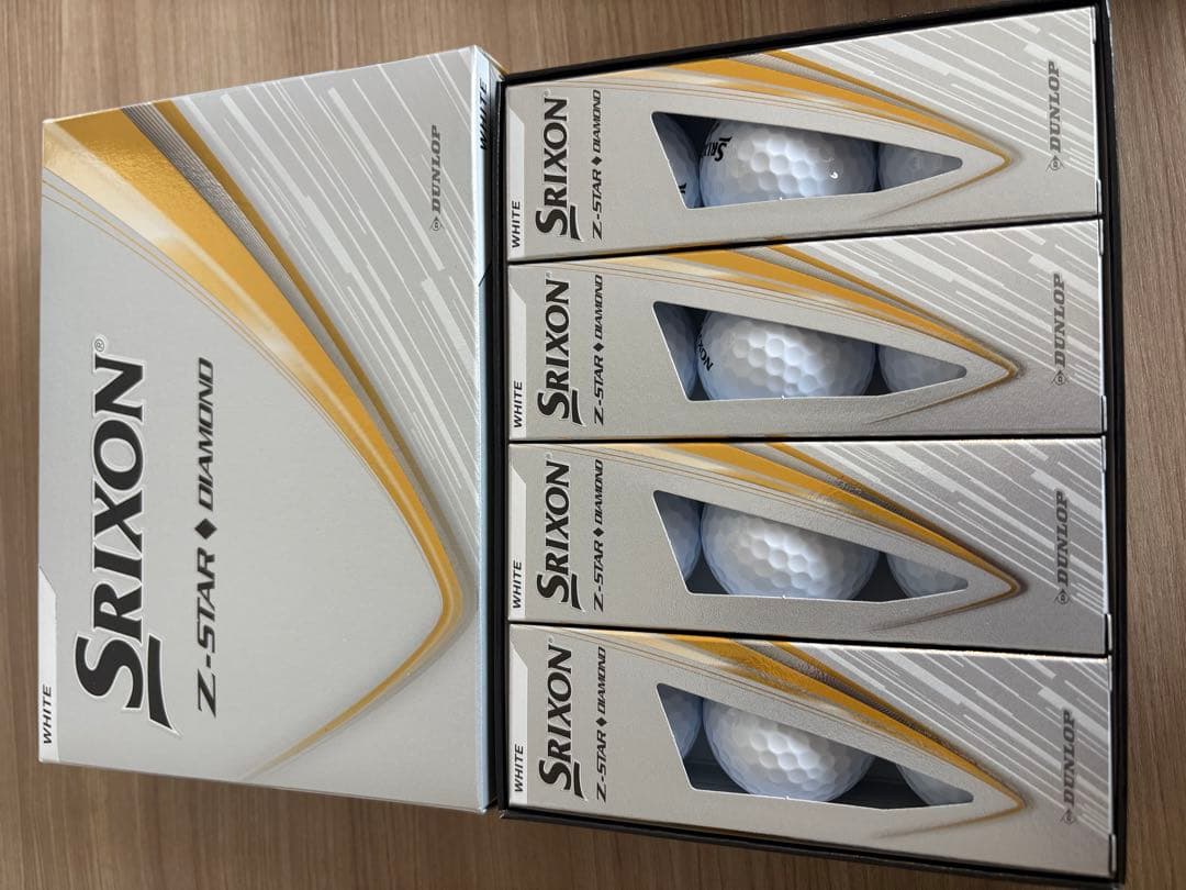 2025Srixon Z-STAR DIAMOND ホワイト 2ダースセット