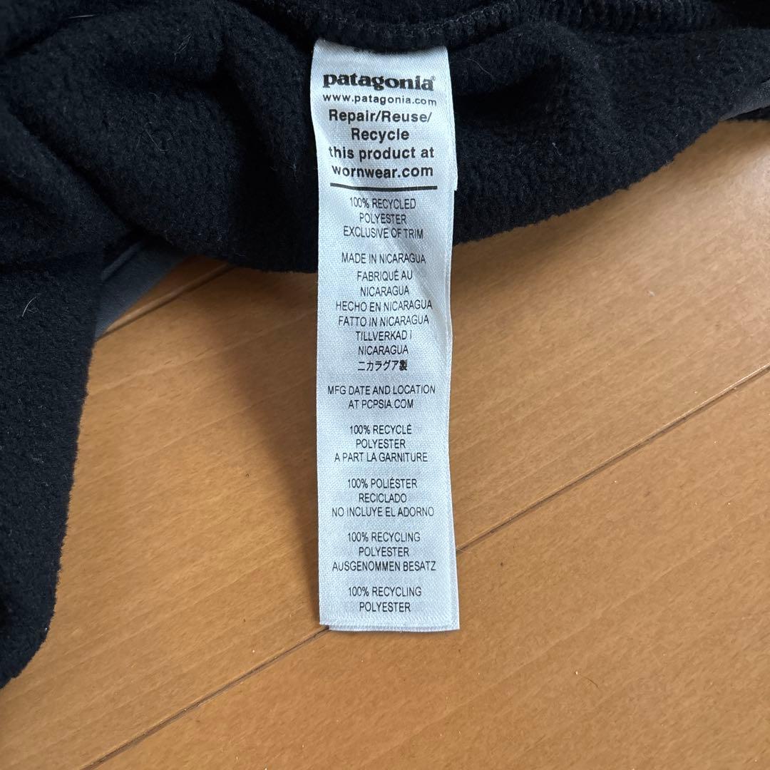 patagonia シンチラ スナップ プルオーバー ブラック