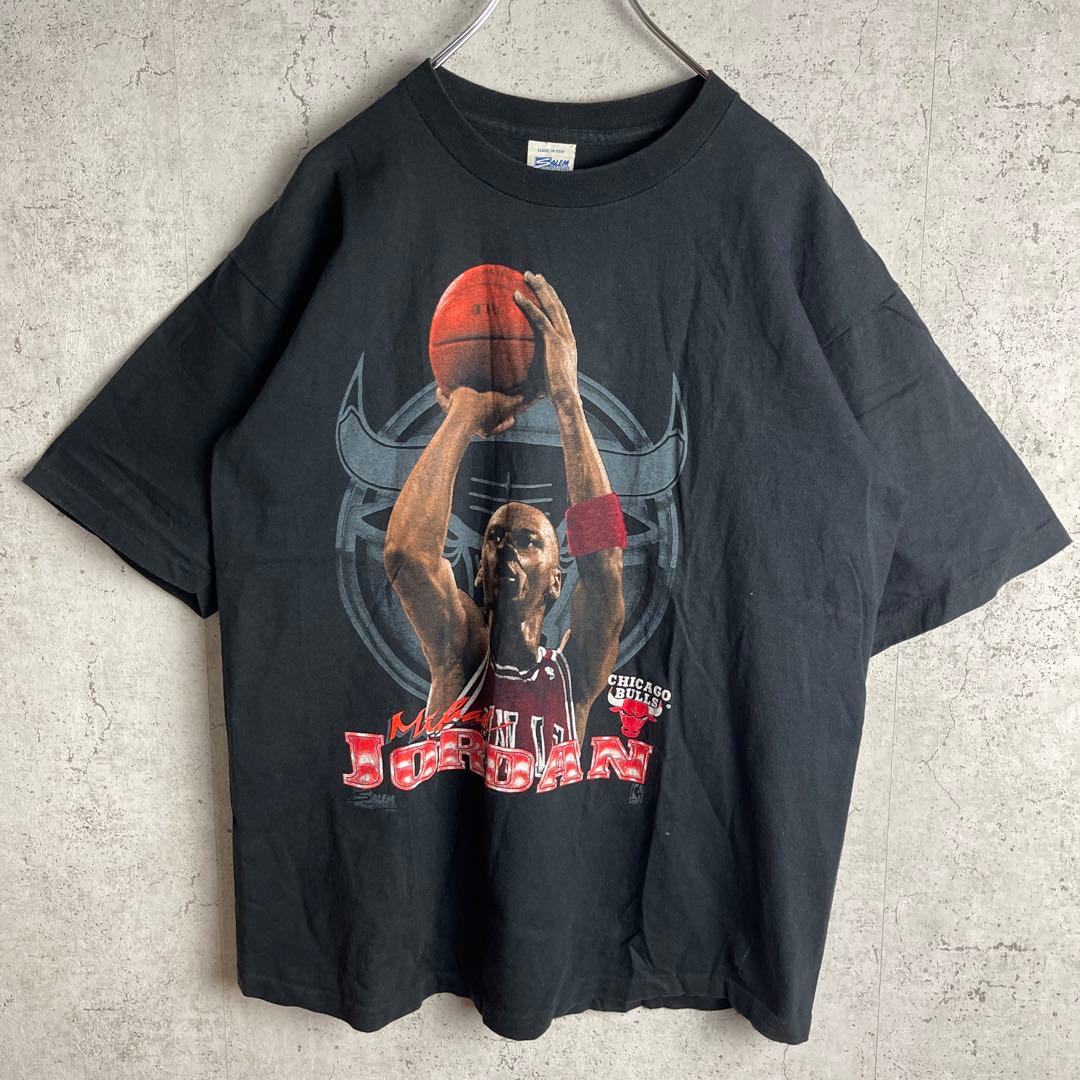 90s USA製 SALEM マイケル ジョーダン シカゴ ブルズ Tシャツ