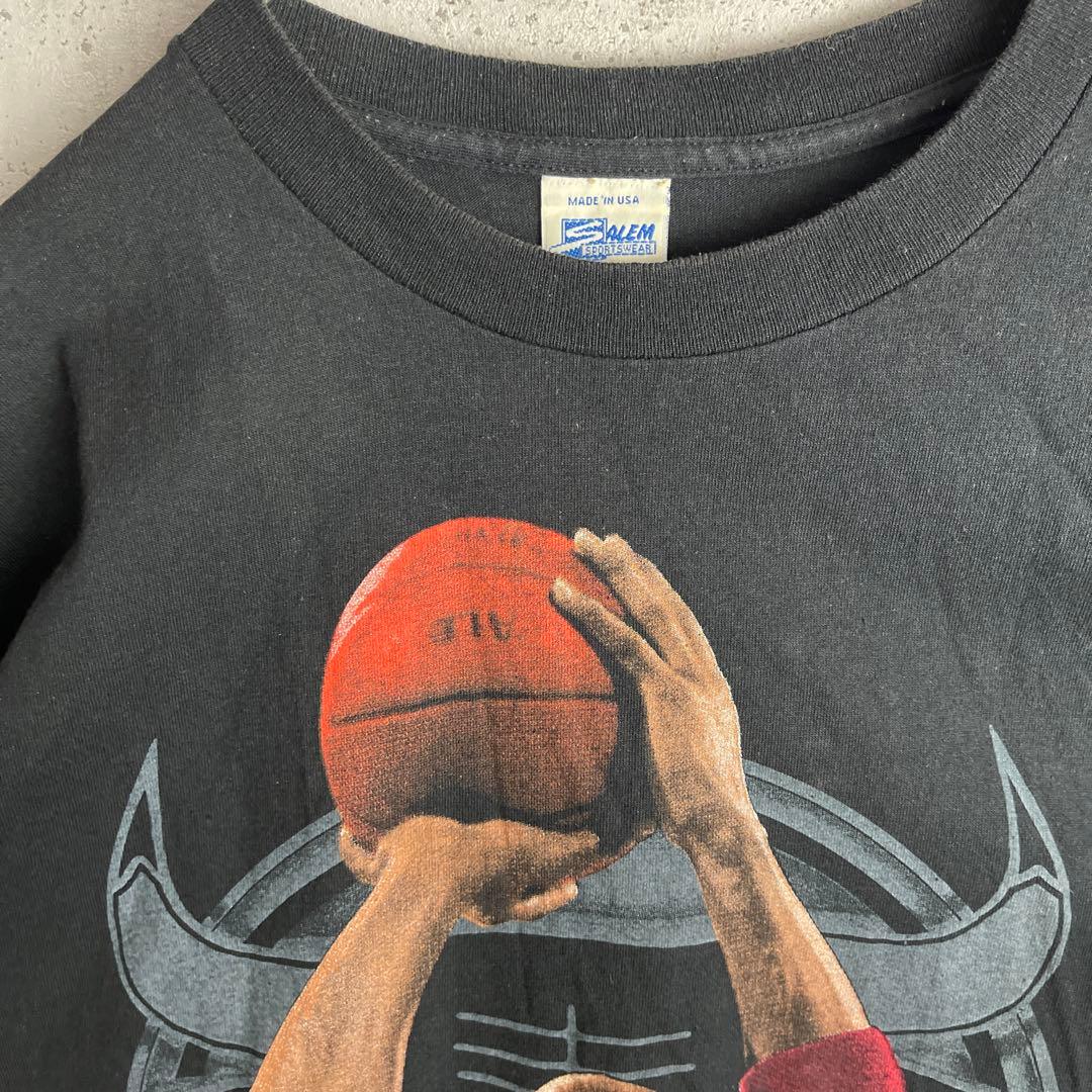 90s USA製 SALEM マイケル ジョーダン シカゴ ブルズ Tシャツ