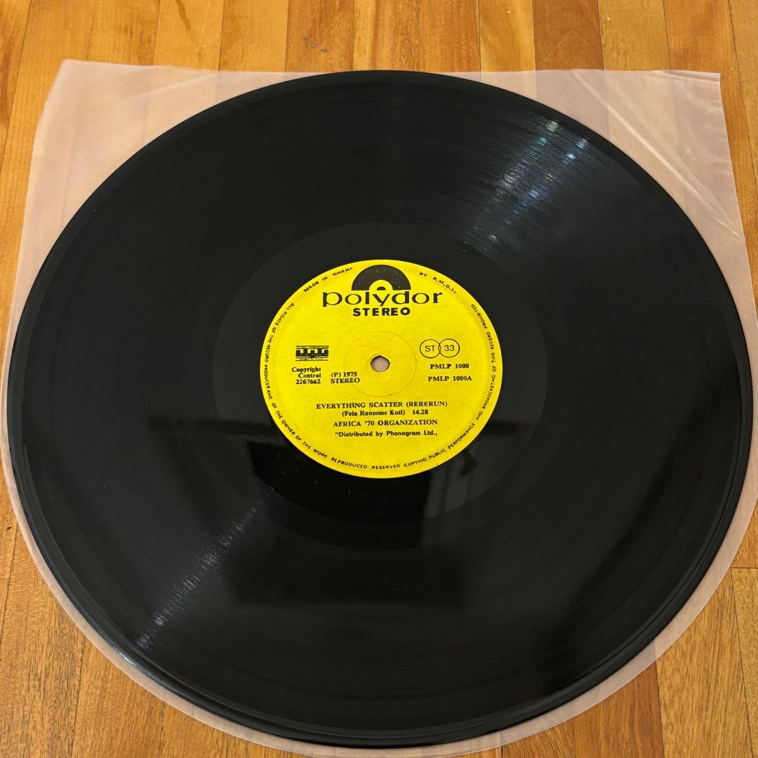 レコード Fela Kuti Everything Scatter レアグルーヴ