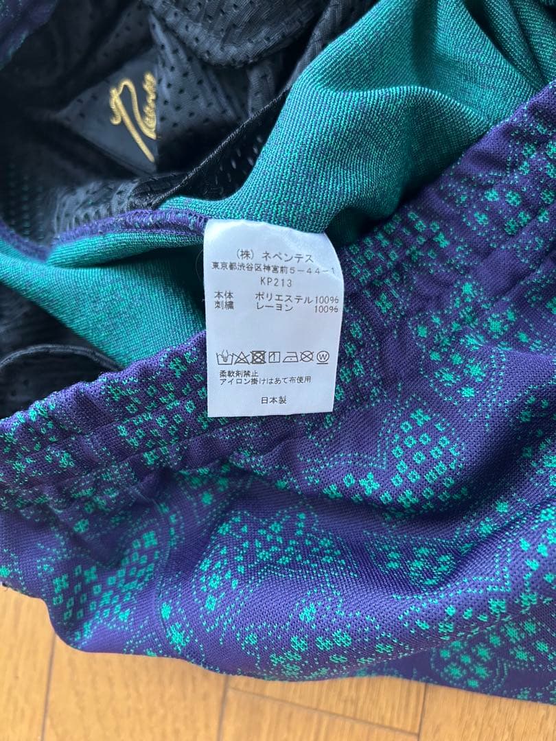 Needles トラックパンツ ニードルス M パピオン 総柄 ジャージ