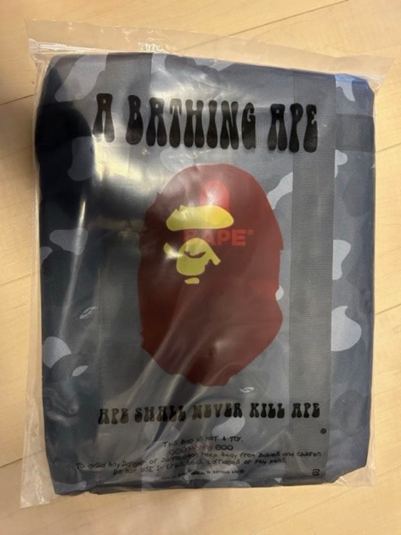 BAPE◆A BATHING APE／◆ブラックダッフルバッグ◆付録品ノベルティ