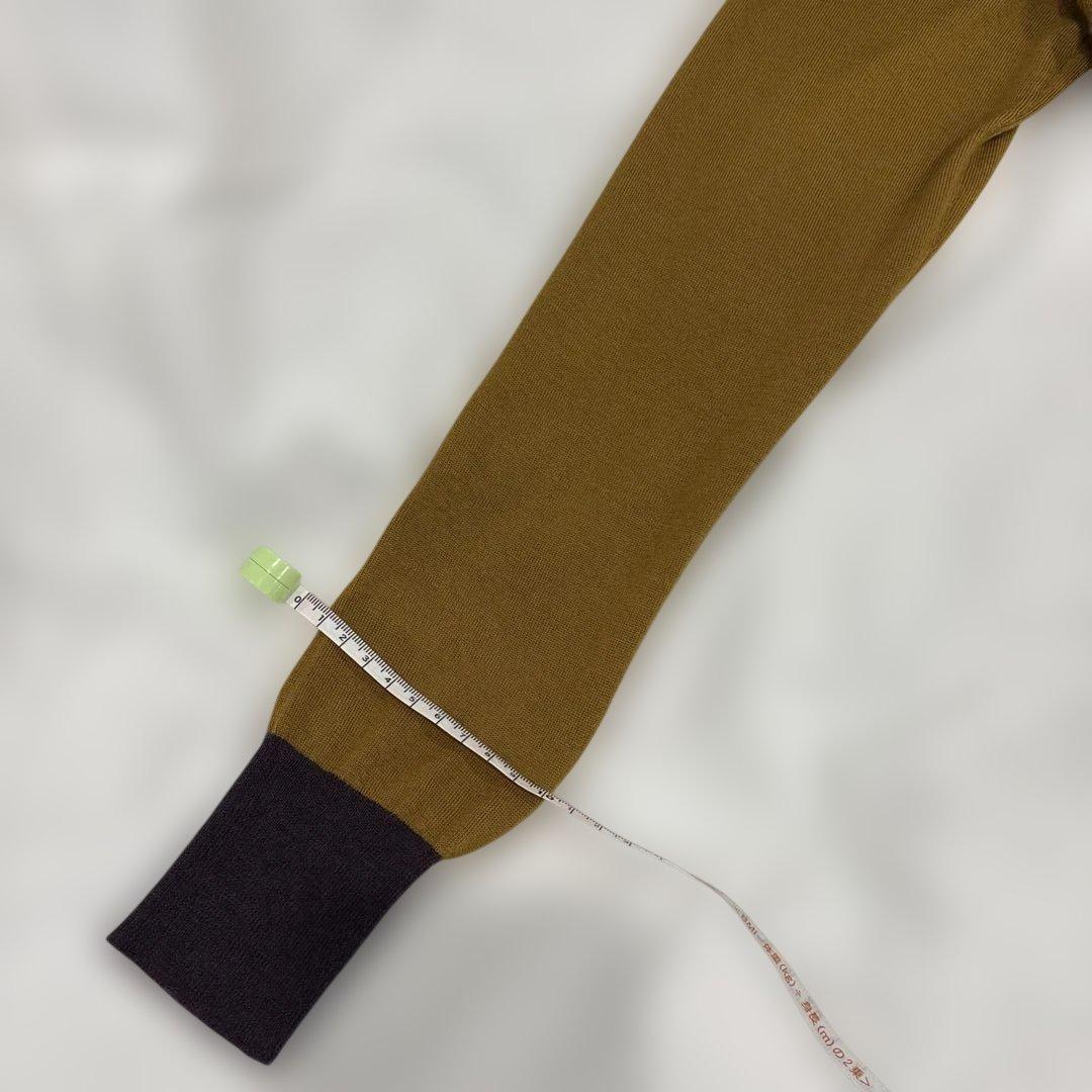 MARNI マスタード・パープル カーディガン　40