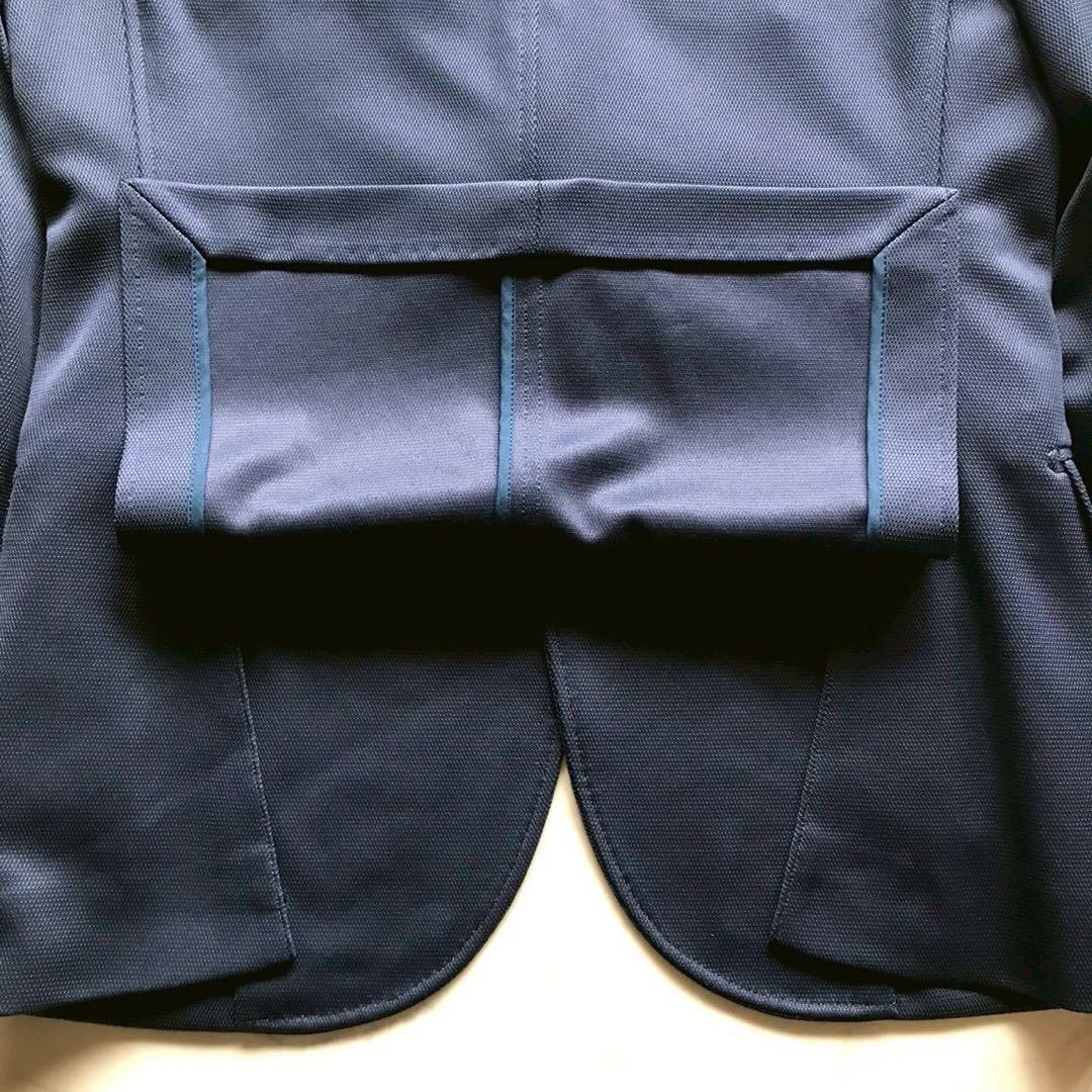 未使用級✨マッキントッシュフィロソフィー トロッター テーラード 手洗い可能 紺
