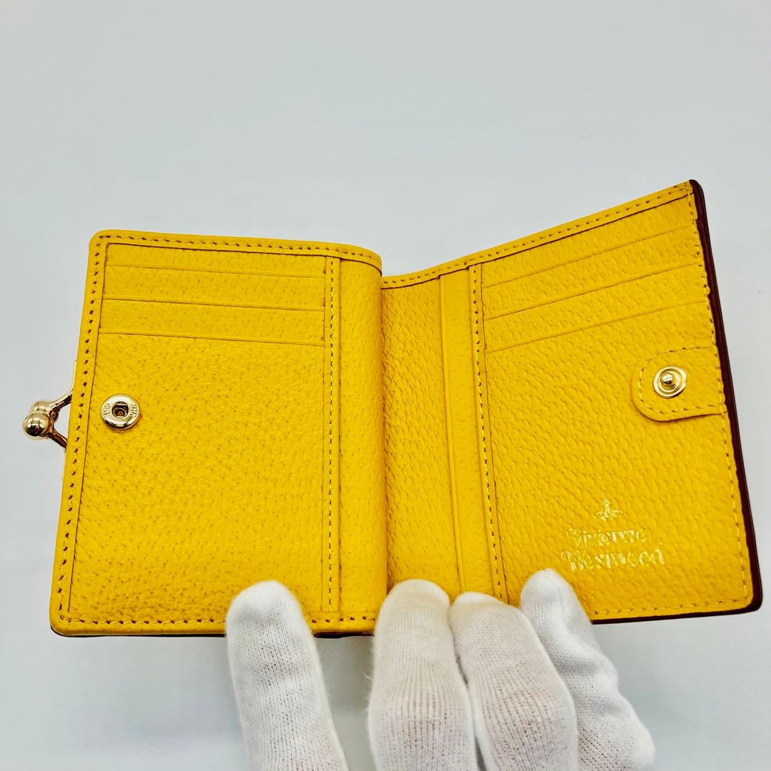 Vivienne Westwood 二つ折り財布　　イエロー(新品・未使用)