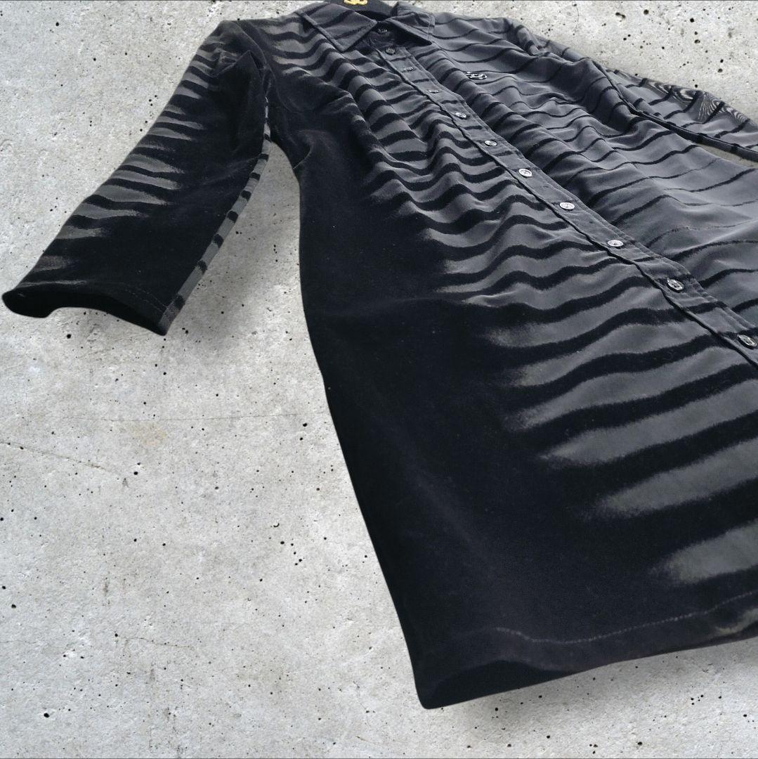 DIESEL ディーゼル ロングシャツワンピース ボーダー