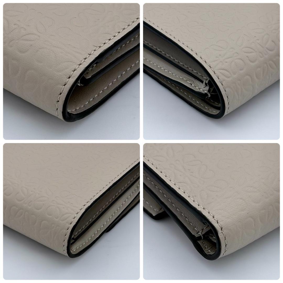 美品 LOEWE ロエベ リピートアナグラム スモール バーティカルウォレット