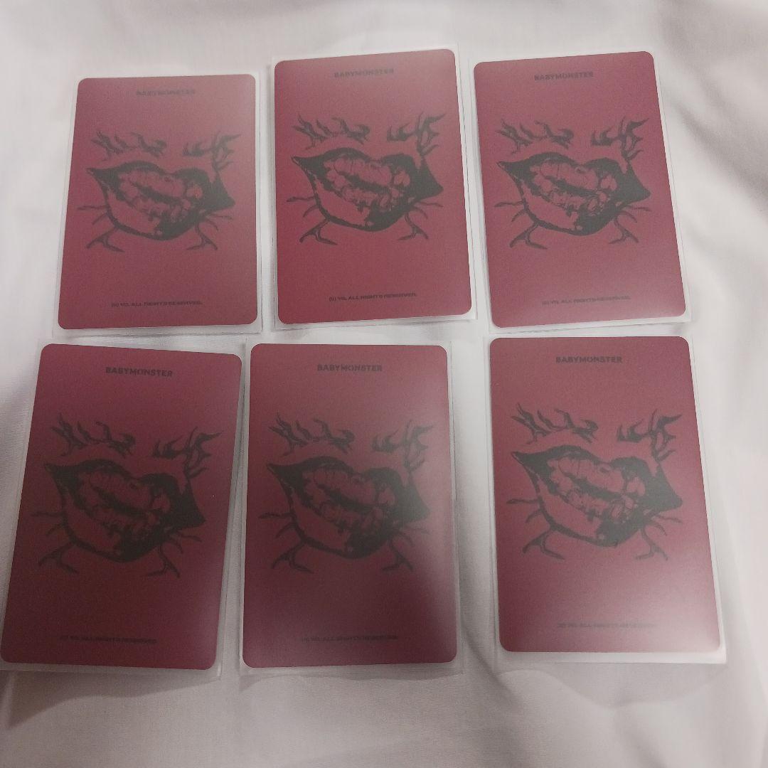 BABYMONSTER 　韓国限定　　　　PSYCHOトレカコンプリート