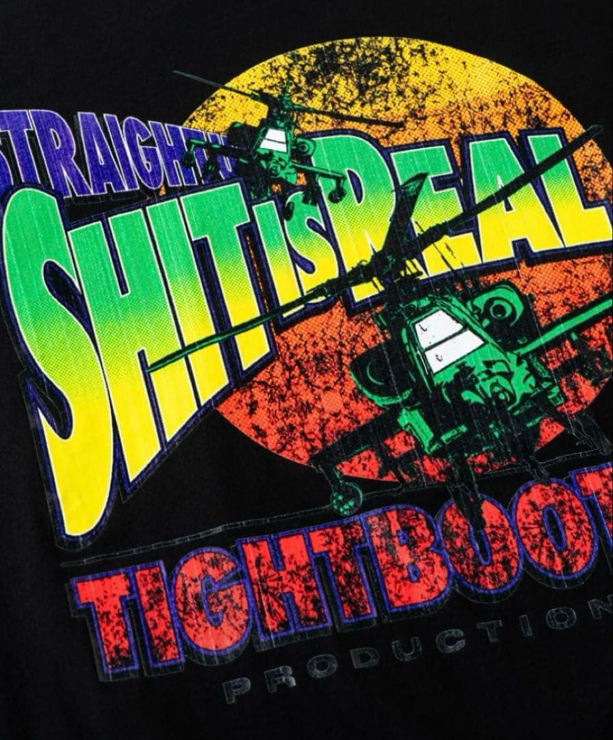 トップス TIGHTBOOTH AH_TB64 S/S T-SHIRT XL Black