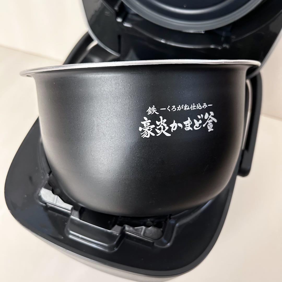 象印 炎舞炊き 炊飯器 NW-PT10 黒 21年製 ブラック 圧力IH 炊飯釜