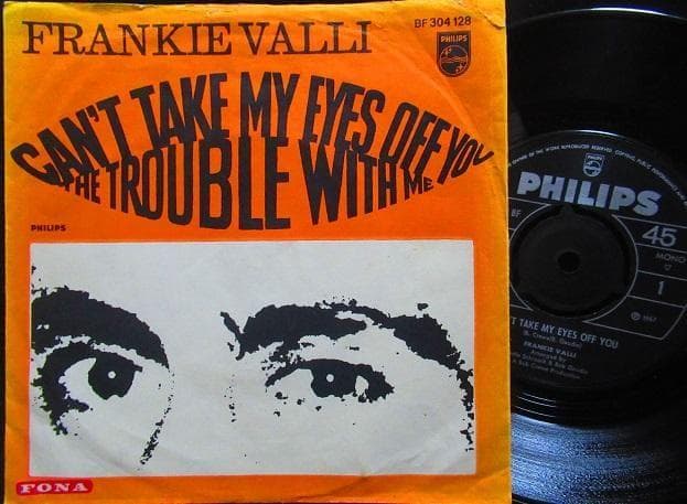 9【超希少 デンマーク原盤 45】『君の瞳に恋してる』Frankie Valli