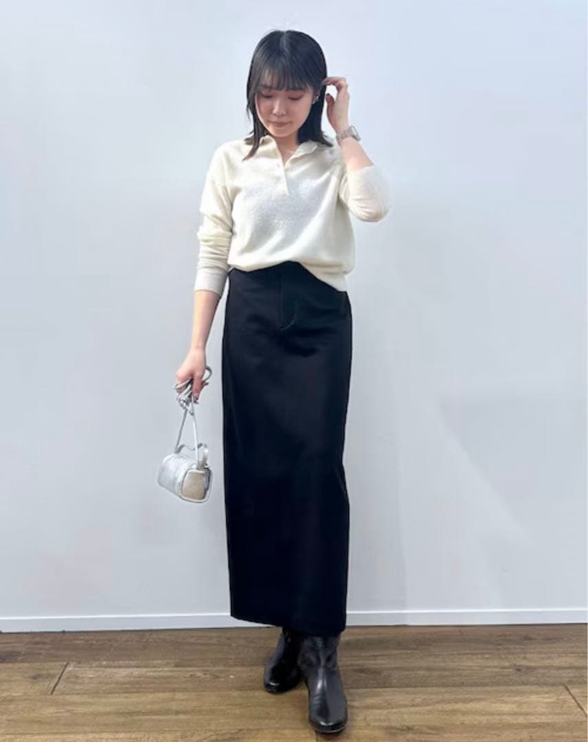 【美品】BABYLONE アッシュクポロニットプルオーバー