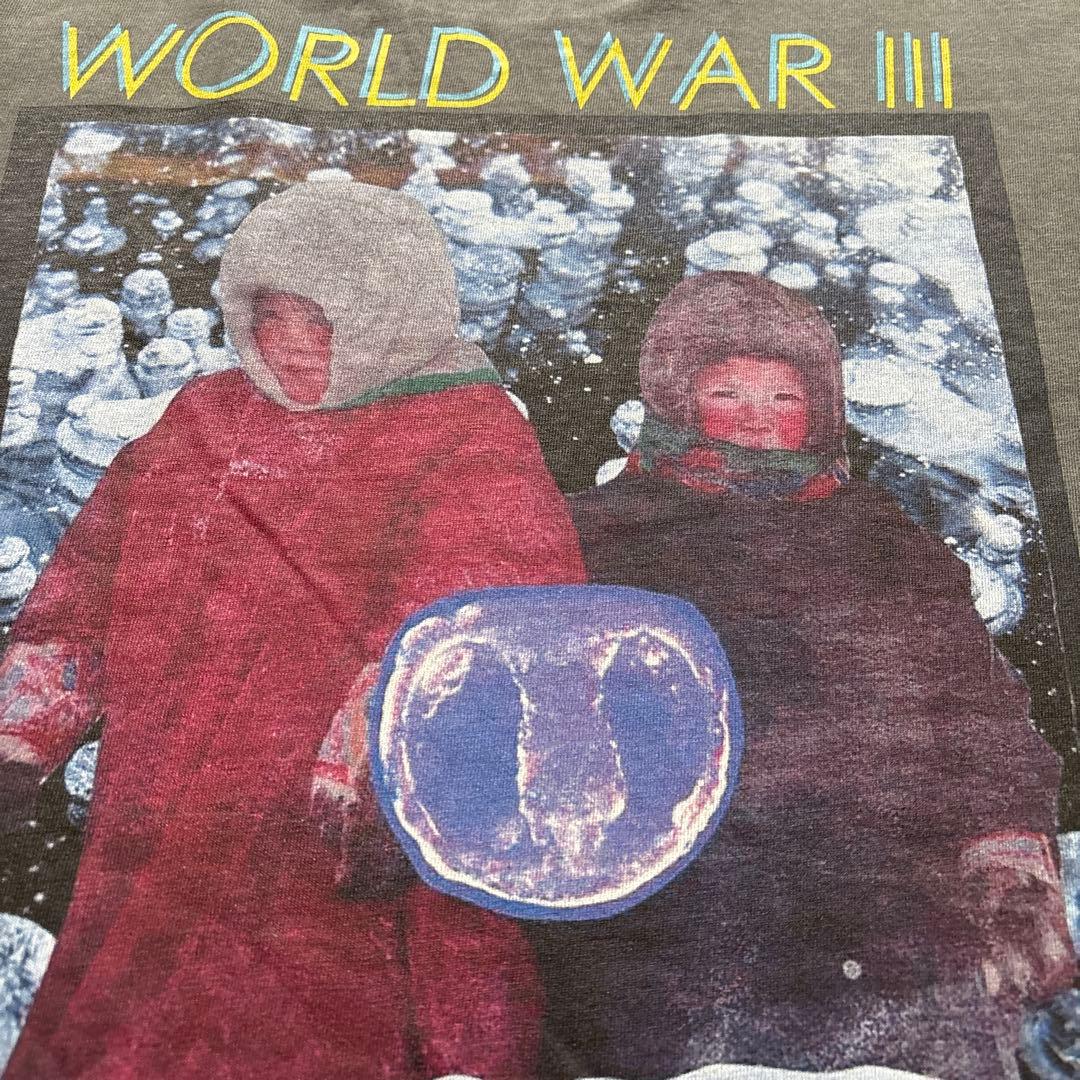 【未使用】GEZAN グレー Tシャツ WORLD WAR III M