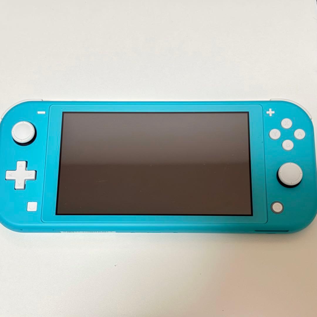 Switch Lite 本体 ターコイズ ハードケース クリアケース 充電器