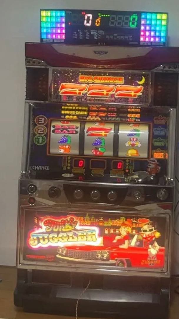 ファンキージャグラー実機 送料込データランプ、不要機、付き