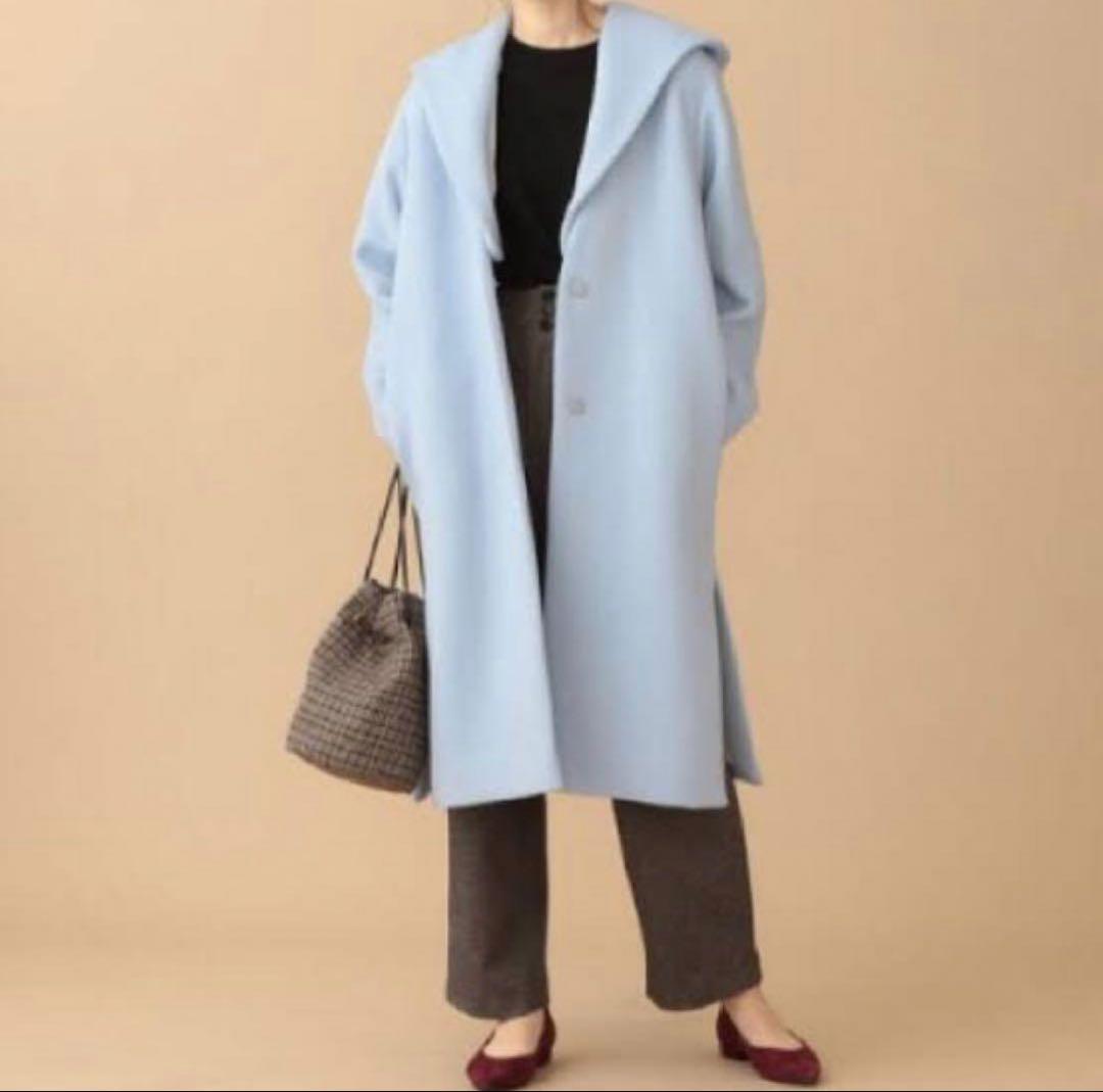 BEAUTY&YOUTH ビューティー&ユース　コート　アウター　ブルー　水色