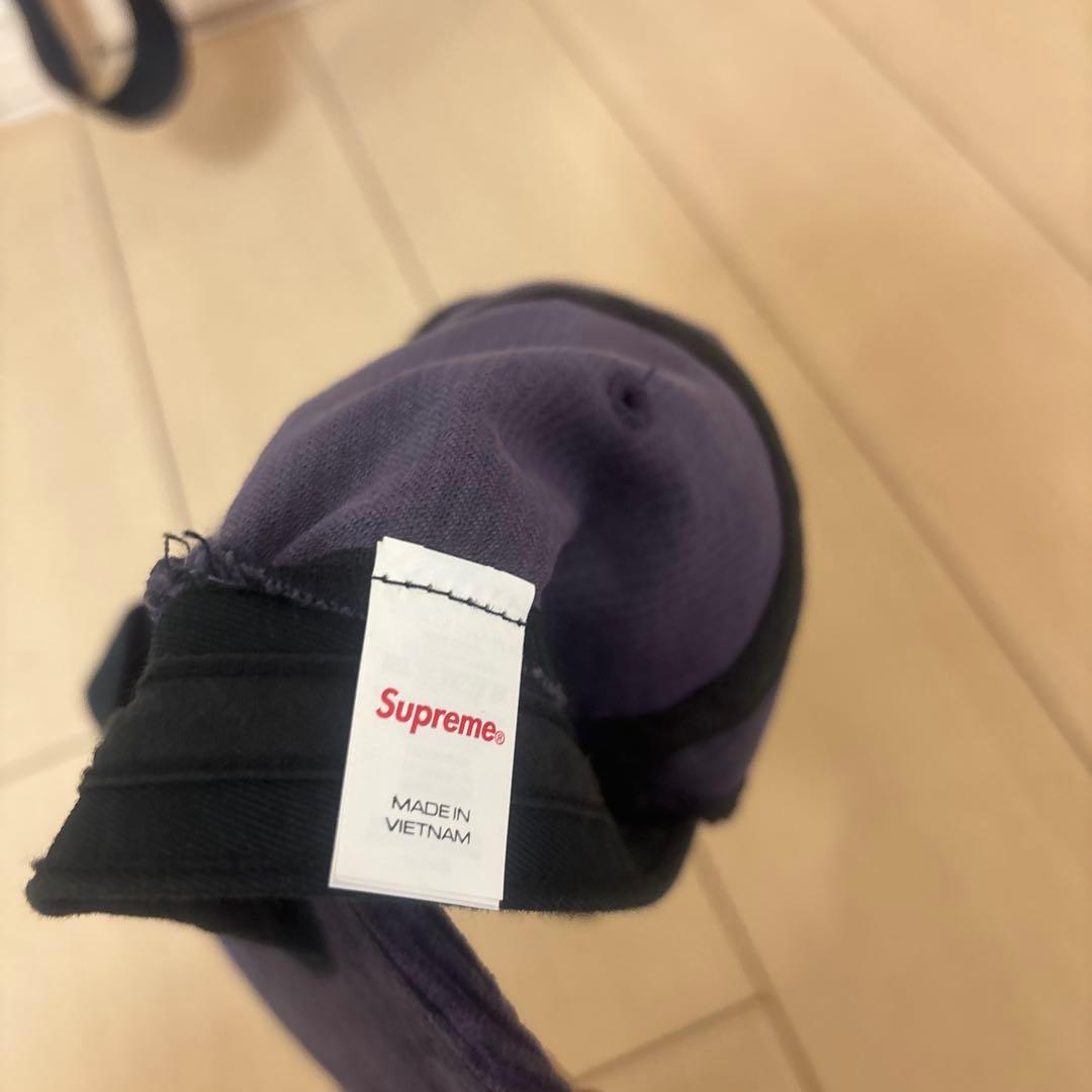 Supreme ダークパープル コーデュロイキャップ