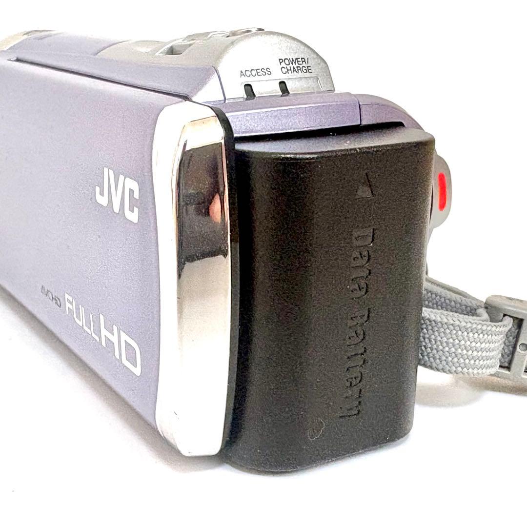 【極美品】JVC Everio GZ-HM33-V フルHD 40倍ズーム
