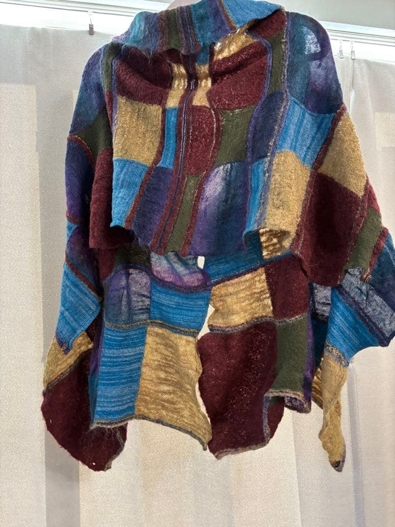NY VINTAGE Masaki Kyoko アルパカ　モヘヤ混ストール