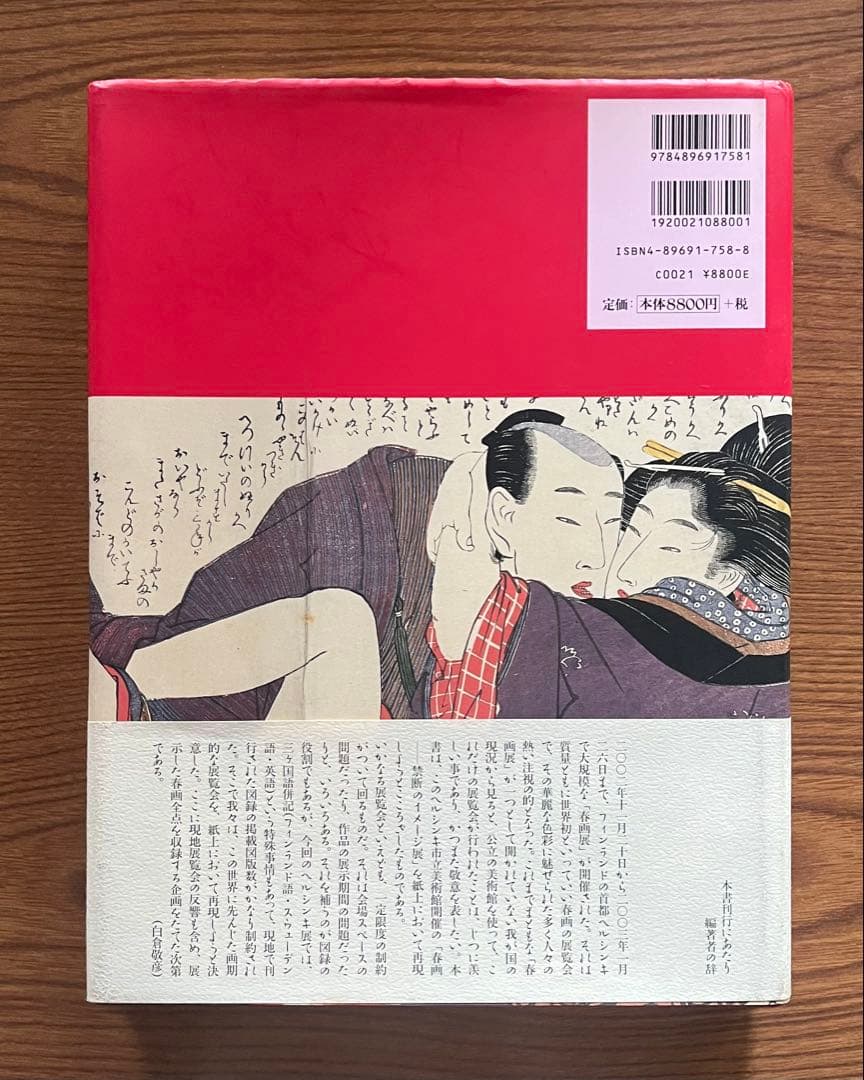 ヘルシンキ市立美術館　浮世絵春画展　秘めたる笑の世界　春￼画