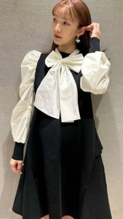 数量限定 タグ付き新品 CELFORD セルフォード バックリボンワンピース