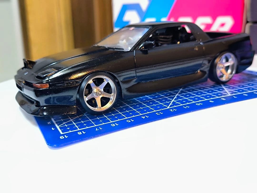 蚊車 ドリラジ RWD 1:24 タミヤsuppra a 70 ボディ