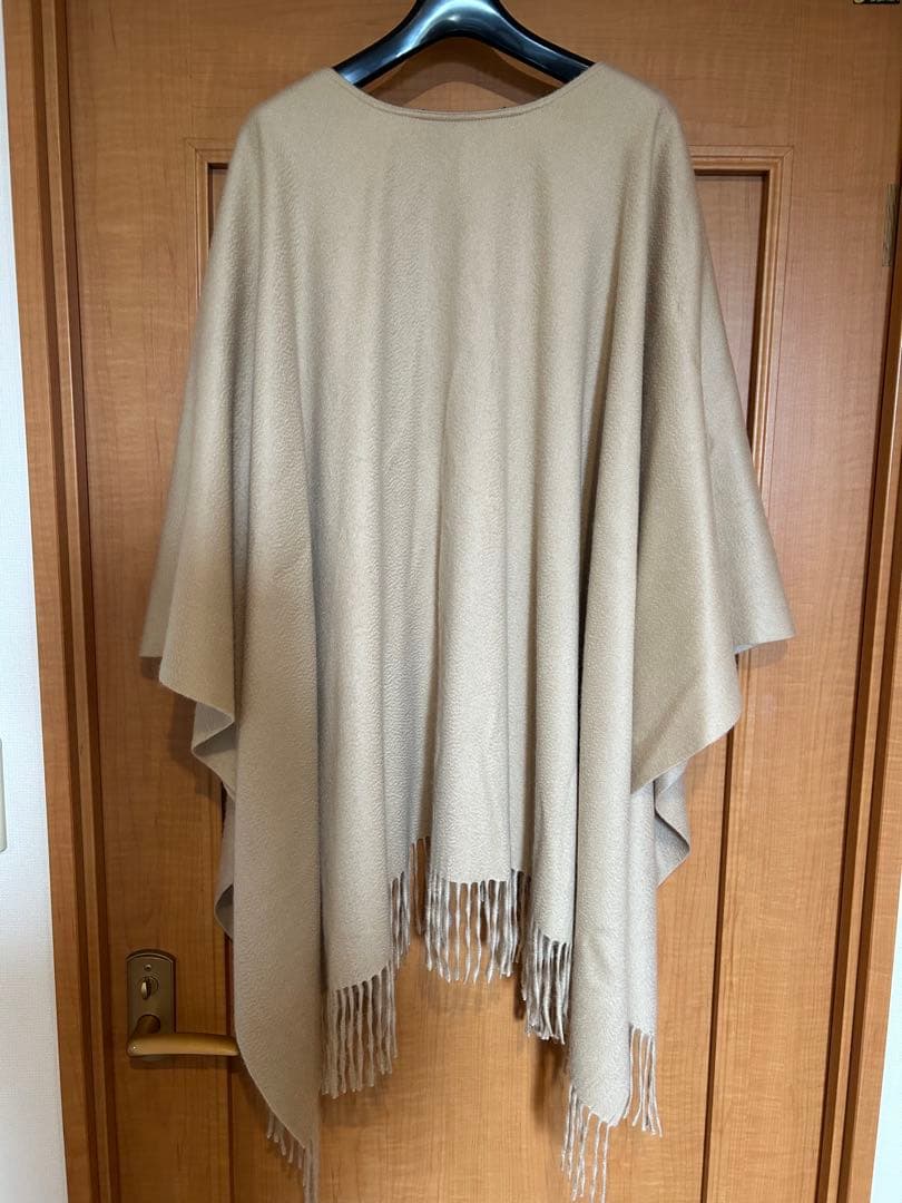 ベージュカシミヤ100%ストール