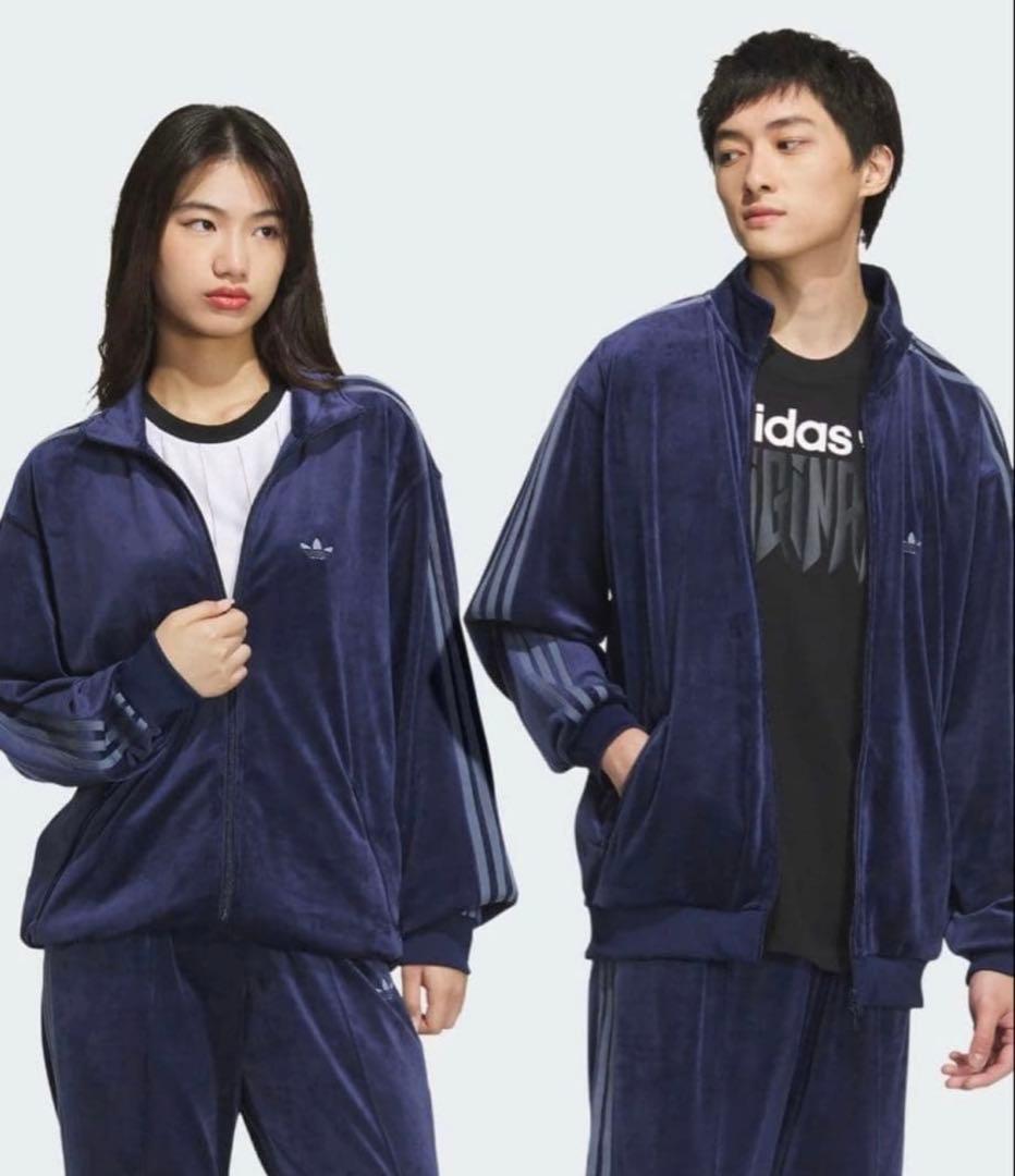 adidas ベロアトラックジャケット　2XL