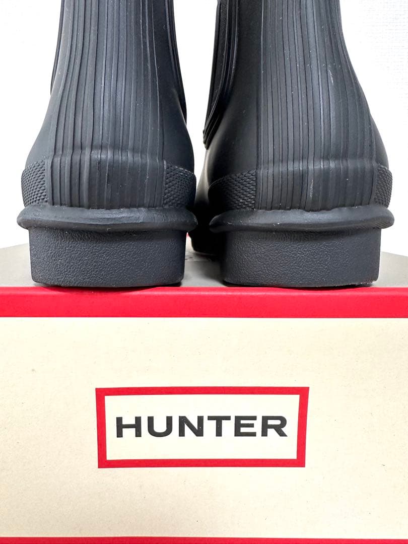 未使用 HUNTER ハンター WFS2078RMA サイドゴア レインブーツ