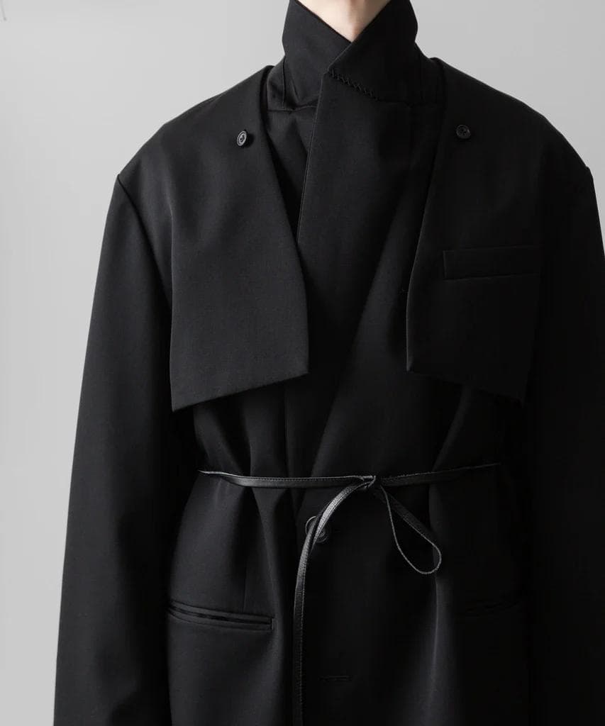 ジャケット・アウター OVERSIZED LAPELED COMBINATION JACKET